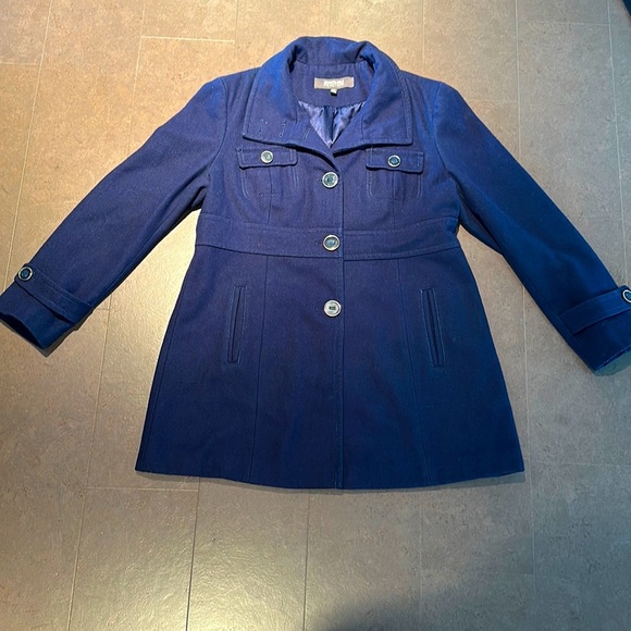 KENNETH Cole Reaction wool coat size XL - Picture 1 of 11